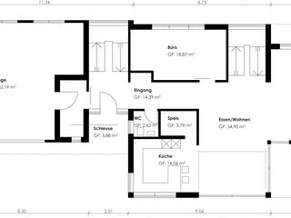 Fertighaus Homestory 308 von LEHNER HAUS Schlüsselfertig ab 538720€, Fachwerk Grundriss 2