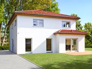 Fertighaus Homestory 309 von LEHNER HAUS Schlüsselfertig ab 355940€, Stadtvilla Außenansicht 3