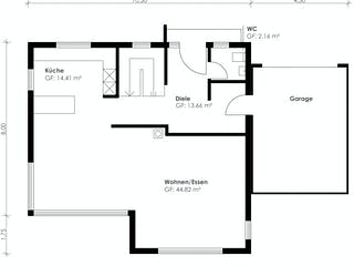 Fertighaus Homestory 348 von LEHNER HAUS Schlüsselfertig ab 440115€, Satteldach-Klassiker Grundriss 2