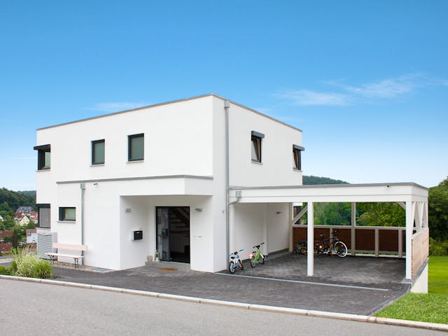 Fertighaus Homestory 366 von LEHNER HAUS Schlüsselfertig ab 444925€, Cubushaus Außenansicht 1