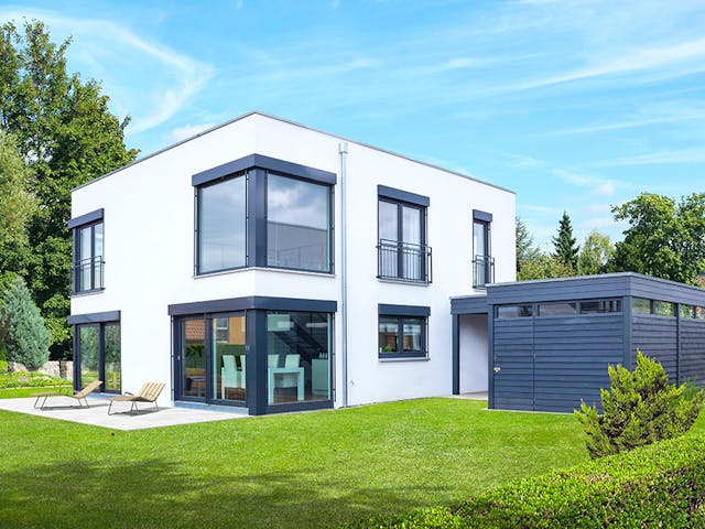 Fertighaus Homestory 314 von LEHNER HAUS, Cubushaus Außenansicht 1 Fertighaus Homestory 314 von LEHNER HAUS, Cubushaus Außenansicht 1