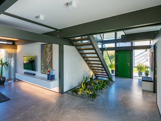 Fertighaus HUF Haus ART 4 Beispiel 6 von HUF HAUS, Fachwerk Innenansicht 2