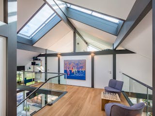 Fertighaus HUF Haus ART 4 Beispiel 6 von HUF HAUS, Fachwerk Innenansicht 3