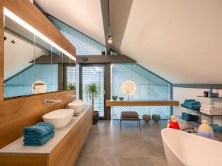 Fertighaus HUF Haus ART 4 Beispiel 6 von HUF HAUS, Fachwerk Innenansicht 6