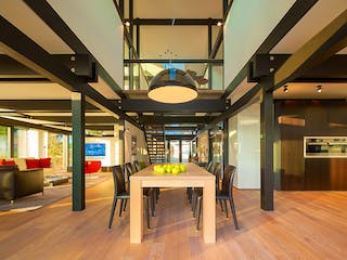 Fertighaus HUF Haus ART 5 Beispiel 5 von HUF HAUS, Fachwerk Innenansicht 2