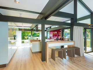 Fertighaus HUF Haus ART 6 Beispiel 7 von HUF HAUS, Fachwerk Innenansicht 2