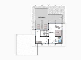 Fertighaus HUF Haus mit Flachdach - Beispiel 1 von HUF HAUS, Fachwerk Grundriss 3