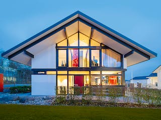 Fertighaus HUF Haus MODUM 8 Beispiel 5 von HUF HAUS, Fachwerk Außenansicht 5