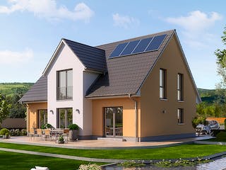 Massivhaus Alto 650 von Heinz von Heiden Zentrale Schlüsselfertig ab 349760.4€, Satteldach-Klassiker Außenansicht 1