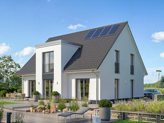 Massivhaus Alto 742 von Heinz von Heiden Zentrale Schlüsselfertig ab 357368.9€, Satteldach-Klassiker Außenansicht 1