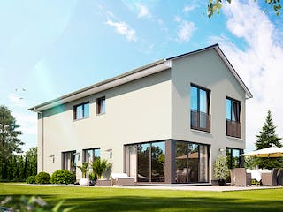 Massivhaus Calvus 260 von Heinz von Heiden Zentrale Schlüsselfertig ab 325405.6€, Satteldach-Klassiker Außenansicht 1