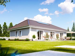 Massivhaus Cumulus 760 von Heinz von Heiden Zentrale Schlüsselfertig ab 249603.6€, Bungalow Außenansicht 1