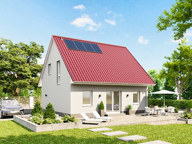 Massivhaus Das Unverbesserliche S400 von Heinz von Heiden Zentrale Schlüsselfertig ab 228192€, Außenansicht 1