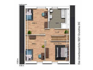 Massivhaus Das Unverbesserliche S621 von Heinz von Heiden Zentrale Schlüsselfertig ab 239840€, Grundriss 2