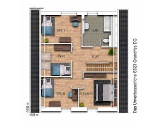 Massivhaus Das Unverbesserliche S623 von Heinz von Heiden Zentrale Schlüsselfertig ab 245401.2€, Grundriss 2