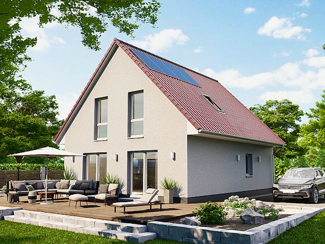 Massivhaus Das Unverbesserliche S510 von Heinz von Heiden Zentrale Schlüsselfertig ab 245147€, Außenansicht 1 Massivhaus Das Unverbesserliche S510 von Heinz von Heiden Zentrale Schlüsselfertig ab 245147€, Außenansicht 1