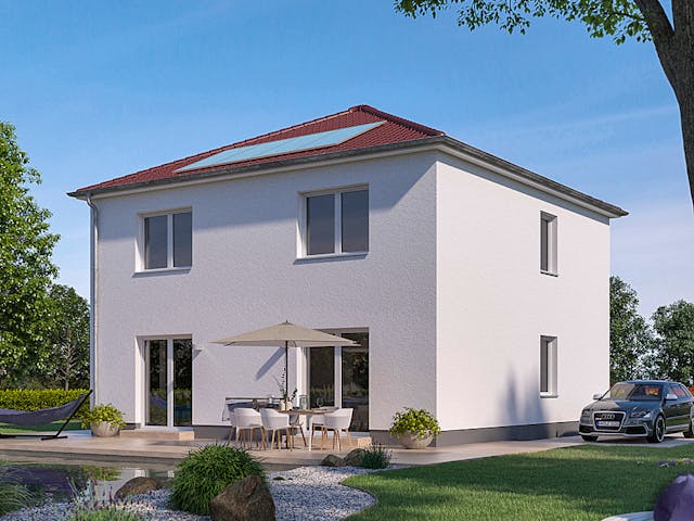 Massivhaus Die Unverbesserliche V150 von Heinz von Heiden Zentrale Schlüsselfertig ab 263116€, Stadtvilla Außenansicht 1