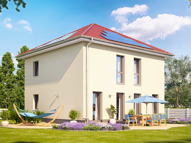 Massivhaus Arcus 13K von Heinz von Heiden Zentrale Schlüsselfertig ab 358584€, Stadtvilla Außenansicht 1 Massivhaus Arcus 13K von Heinz von Heiden Zentrale Schlüsselfertig ab 358584€, Stadtvilla Außenansicht 1