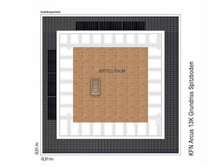 Massivhaus Arcus 13K von Heinz von Heiden Zentrale Schlüsselfertig ab 358584€, Stadtvilla Grundriss 3