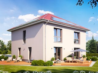 Massivhaus Arcus B1K von Heinz von Heiden Zentrale Schlüsselfertig ab 405770.3€, Stadtvilla Außenansicht 1