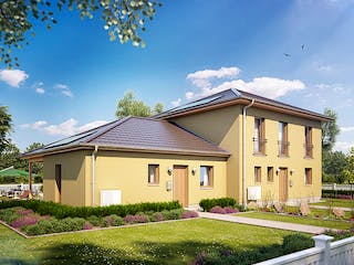 Massivhaus Zweifamilienhaus 131 von Heinz von Heiden Zentrale Schlüsselfertig ab 433011.4€, Stadtvilla Außenansicht 1