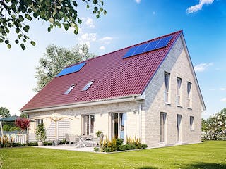 Massivhaus Zweifamilienhaus 881 von Heinz von Heiden Zentrale Schlüsselfertig ab 443125.8€, Außenansicht 1
