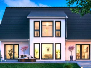 Fertighaus 1,5-Geschosser SH 180 FS von ScanHaus Marlow,  Außenansicht 1