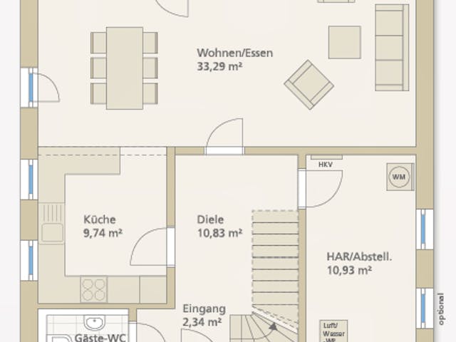 Massivhaus BAUART 133 von Siewert Hausbau,  Innenansicht 5