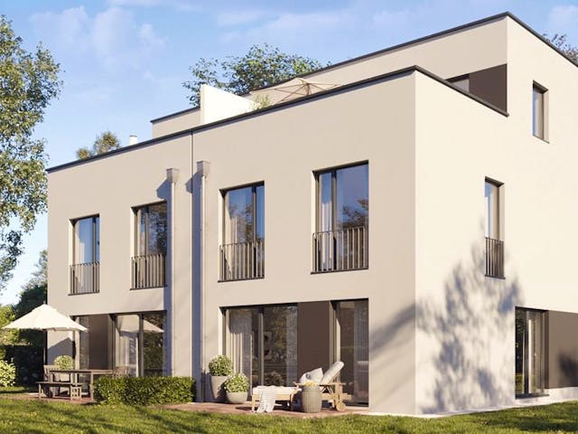 Massivhaus BAUART 164 von Siewert Hausbau,  Außenansicht 1