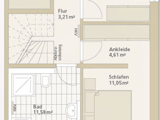 Massivhaus BAUART 164 von Siewert Hausbau,  Innenansicht 5