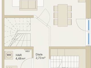 Massivhaus BAUART 164 von Siewert Hausbau,  Innenansicht 6