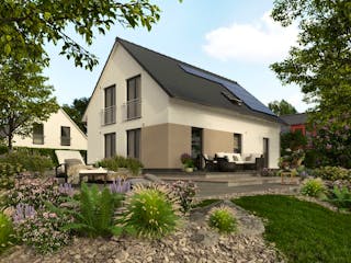 Massivhaus Bodensee 129 von Schmid-Haus Bausatzhaus ab 335000€, Außenansicht 1