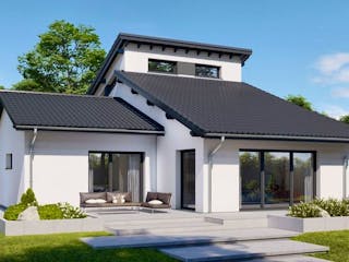 Fertighaus Brave 180 von Danwood Schlüsselfertig ab 380100€, Bungalow Außenansicht 1