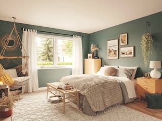 Massivhaus Bungalow 128 von Schmid-Haus Bausatzhaus ab 343460€, Bungalow Innenansicht 3