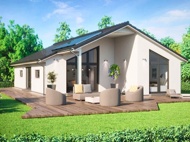 Bungalow SH 147 B | ScanHaus Marlow GmbH | Grundriss & Bilder Auf Bauen.de