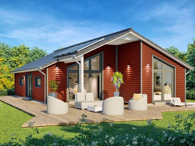 Bungalow SH 147 B | ScanHaus Marlow GmbH | Grundriss & Bilder