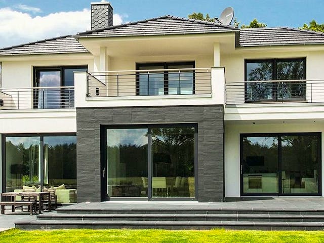 Massivhaus Casa Senza Fiato von GfG-Architektenhäuser,  Außenansicht 1