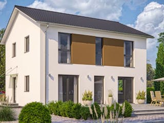 Fertighaus CLOU 135 (Satteldach) von RENSCH-HAUS, Außenansicht 1