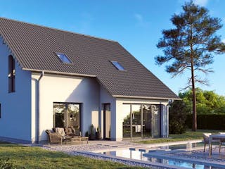 Massivhaus COMPACT 133 von Siewert Hausbau,  Außenansicht 1