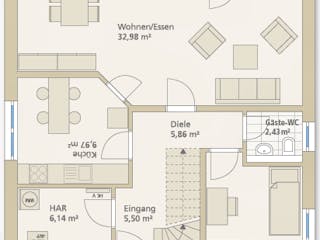 Massivhaus COMPACT 133 von Siewert Hausbau,  Innenansicht 6