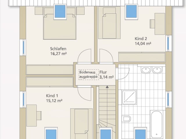 Massivhaus COMPACT 133 von Siewert Hausbau,  Innenansicht 7