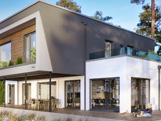 Fertighaus CONCEPT-M 180 Frankfurt von Bien-Zenker, Außenansicht 1