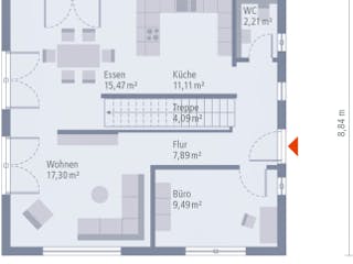 Fertighaus Design 10 K von OKAL Haus Schlüsselfertig ab 478900€,  Innenansicht 2