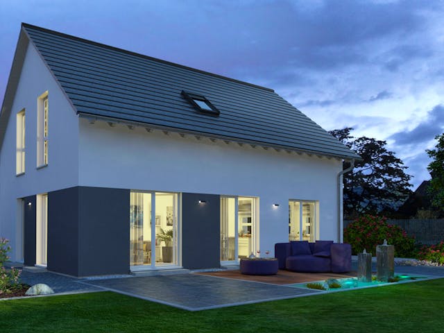 Fertighaus Design 12 von OKAL Haus Schlüsselfertig ab 400800€,  Außenansicht 1