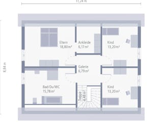 Fertighaus Design 12 von OKAL Haus Schlüsselfertig ab 400800€,  Innenansicht 2