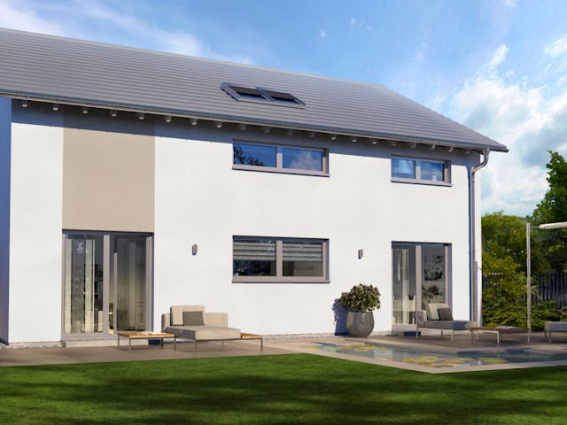 Fertighaus Design 19 von OKAL Haus Schlüsselfertig ab 495900€,  Außenansicht 1