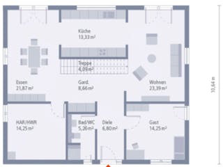 Fertighaus Design 19 von OKAL Haus Schlüsselfertig ab 495900€,  Innenansicht 1