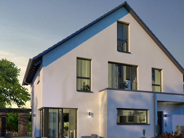Fertighaus Design 27 von OKAL Haus Schlüsselfertig ab 482900€,  Außenansicht 1