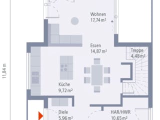 Fertighaus Design 27 von OKAL Haus Schlüsselfertig ab 482900€,  Innenansicht 9