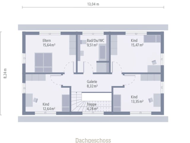 Fertighaus Design 5 von OKAL Haus Schlüsselfertig ab 413900€,  Innenansicht 2